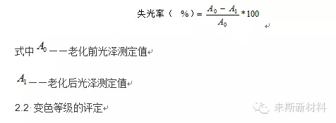粉末涂料自然老化與加速老化的對比探討